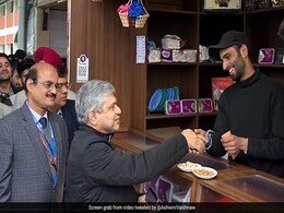 Watch: Railway Minister Inspects The 'First Station Of India' In Kashmir Watch: Railway Minister Inspects The 'First Station Of India' In Kashmir