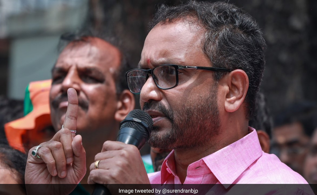 Case Against Kerala BJP Chief For Alleged Misogyny Against Left Leaders