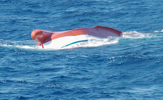 1 Dead, 6 Missing After Fishing Boat Overturns Off Disputed Japan Islands