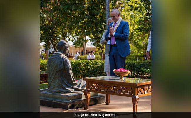 Australian PM On First To India, Visits Sabarmati Ashram In Ahmedabad