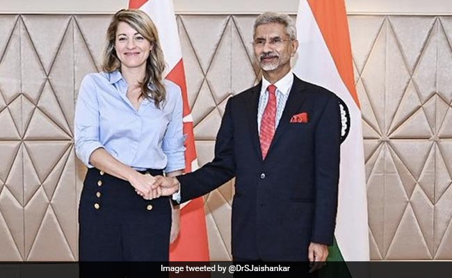 S Jaishankar, Canadian Foreign Minister Discuss G20 Agenda