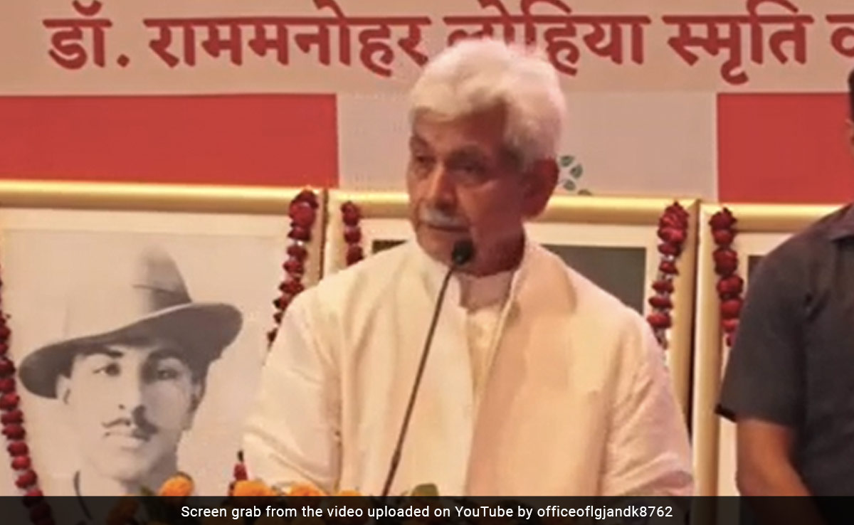 "Gandhi Had No Law Degree": Jammu And Kashmir Lt Governor's Shocker