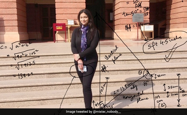 Man Uses Trigonometry To Guess Woman's Height, Internet Says "This Is Pure Gold"