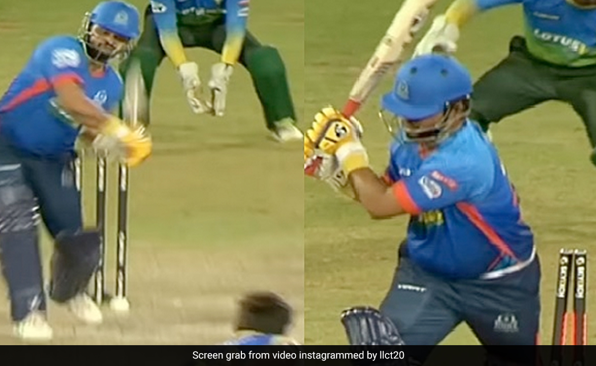 पाकिस्तानी गेंदबाज Sohail Tanvir  ने Suresh Raina के उड़ाए होश, अटपटे एक्शन के साथ की गेंदबाजी और ले उड़े विकेट, Video