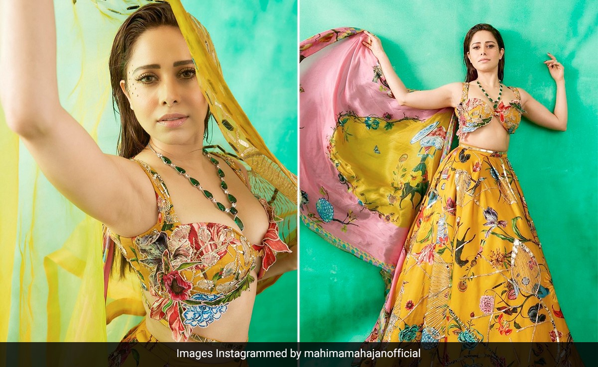 Tropical The Island Breeze? More Like Nushrratt Bharuccha's Tropical <i>Lehenga</i>