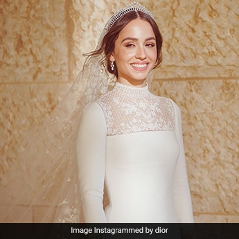 dior wedding dress princess iman Dior shares details of Princess Iman's 'poetically enchanting' wedding dress