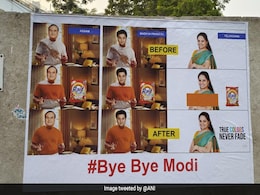 As KCR's Daughter Is Probed In Delhi, Detergent Posters Seen In Hyderabad As KCR's Daughter Is Probed In Delhi, Detergent Posters Seen In Hyderabad