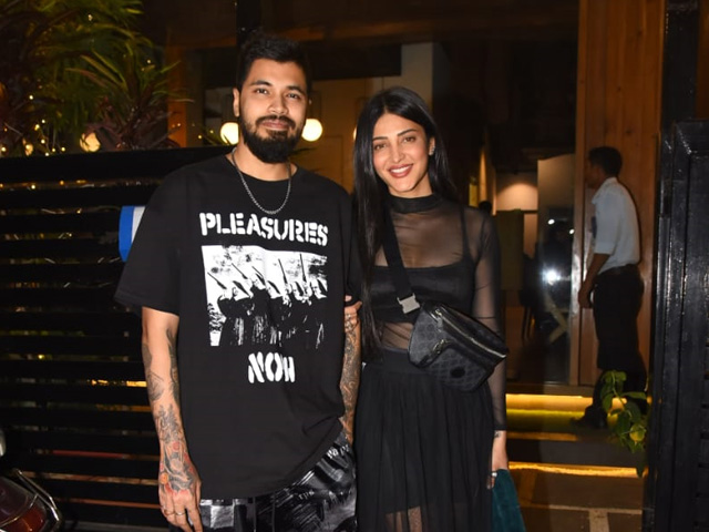 Shruti Haasan With Boyfriend Santanu Hazarika Clicked In The City
