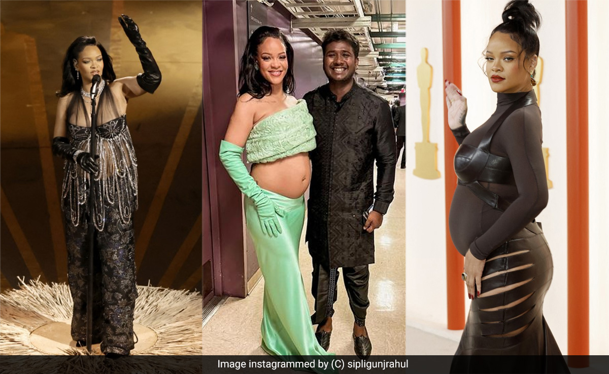 Only Rihanna Could Manage 3 Head-Turning Outfit Changes At The 2023 Oscars