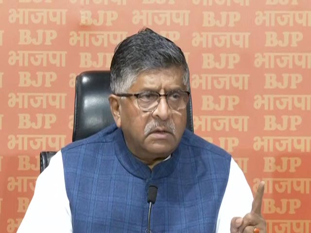 "Rahul Gandhi Sought Europe, US Intervention In India": BJP Hits Out