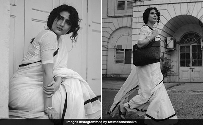 Fatima Sana Shaikh Takes Us Back To The Retro Era In Her Striking Raw Mango <i>Saree</i>