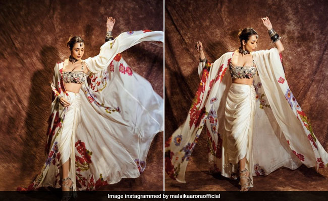 Malaika Arora's Colourful Fusion Skirt Set Gives Holi A Brand New Meaning