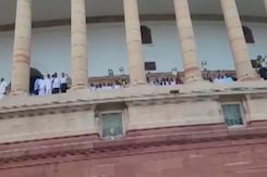 Parliament Adjourned For 7th Consecutive Day After Protest On Adani Issue Parliament Adjourned For 7th Consecutive Day After Protest On Adani Issue