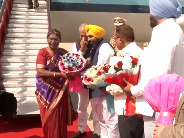 President Murmu Arrives In Amritsar