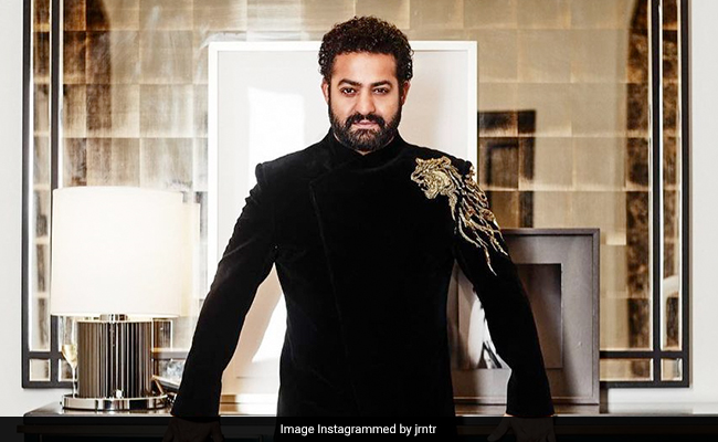 <i>RRR</i> At Oscars: Jr NTR's Red Carpet Look Channels 'Bheem' From The Film
