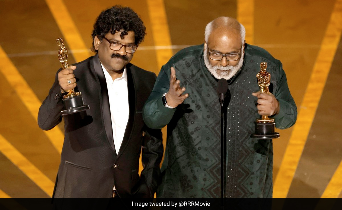 <i>RRR</i> At Oscars: MM Keeravani Sang His Speech To An Old Hit Tune After <i>Naatu Naatu</i>'s Historic Win