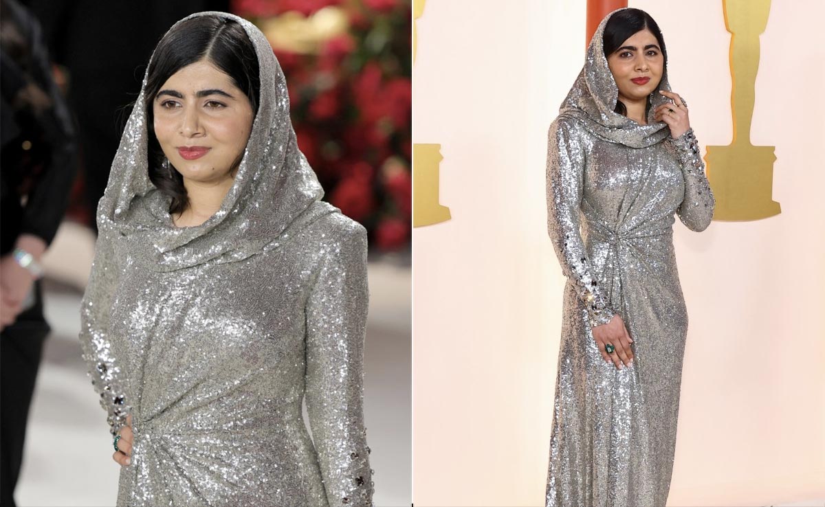 To Make Her Oscars Debut, Malala Yousafzai Shined Brighter Than Her Future In A Silver Hooded Ralph Lauren Gown