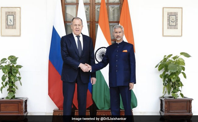 S Jaishankar Holds Talks With Russian Foreign Minister On Ukraine War