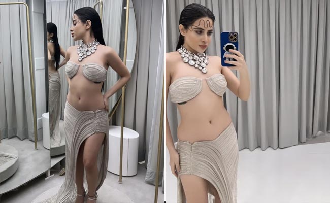 Uorfi Javed In A Silver Co-Ord Set Is Taking Her Glam Quotient To A New Level