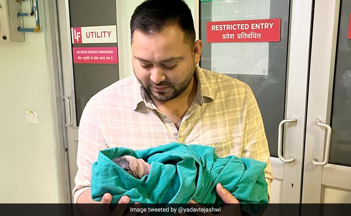 "God Sent Gift In Form Of Daughter": Tejashwi Yadav Welcomes First Child