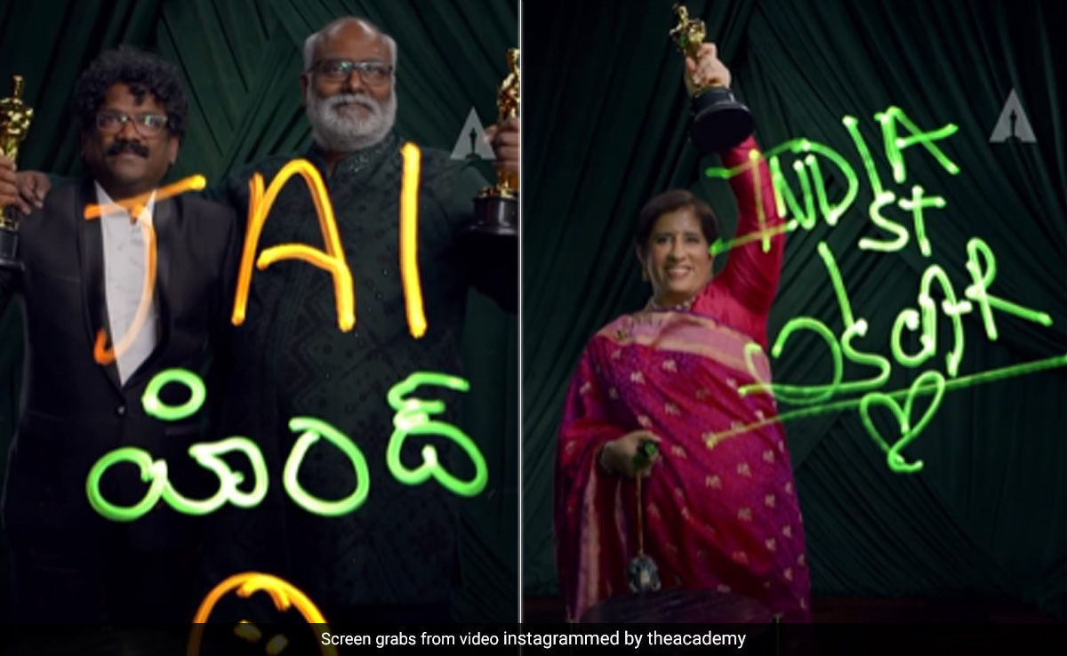 <i>"Jai Hind"</i> And Other Messages From India's Oscar Winners