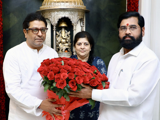 Days After Criticism, Eknath Shinde's Courtesy Meeting With Raj Thackeray