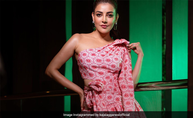 Kajal Aggarwal's One-Shoulder Cutout Dress Sets The Bar Higher For Midweek Spring Style