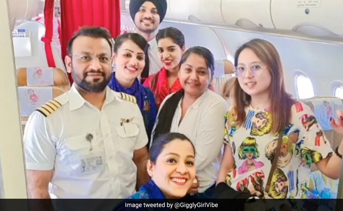 ''Big Shout Out To Angels'': Woman Thanks Air India Crew For Helping Her During An Anxiety Attack