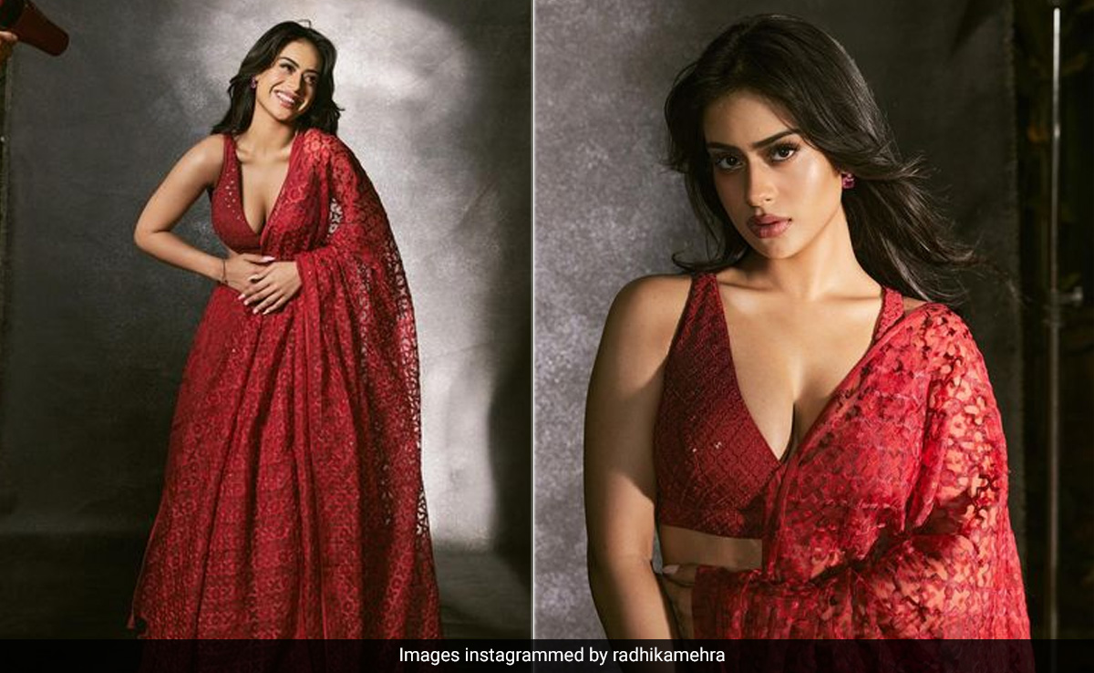 Nysa Devgan In A <i>Lehenga</i> Is Exceptionally Well 'Red' In The Festive Fashion Department
