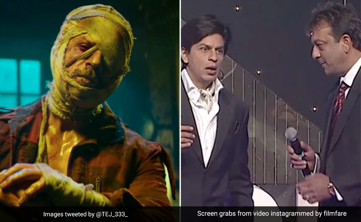 शाहरुख खान की 'जवान' के सेट से निकलते समय फैंस के बीच फंसे संजय दत्त, कथित वीडियो आया सामने