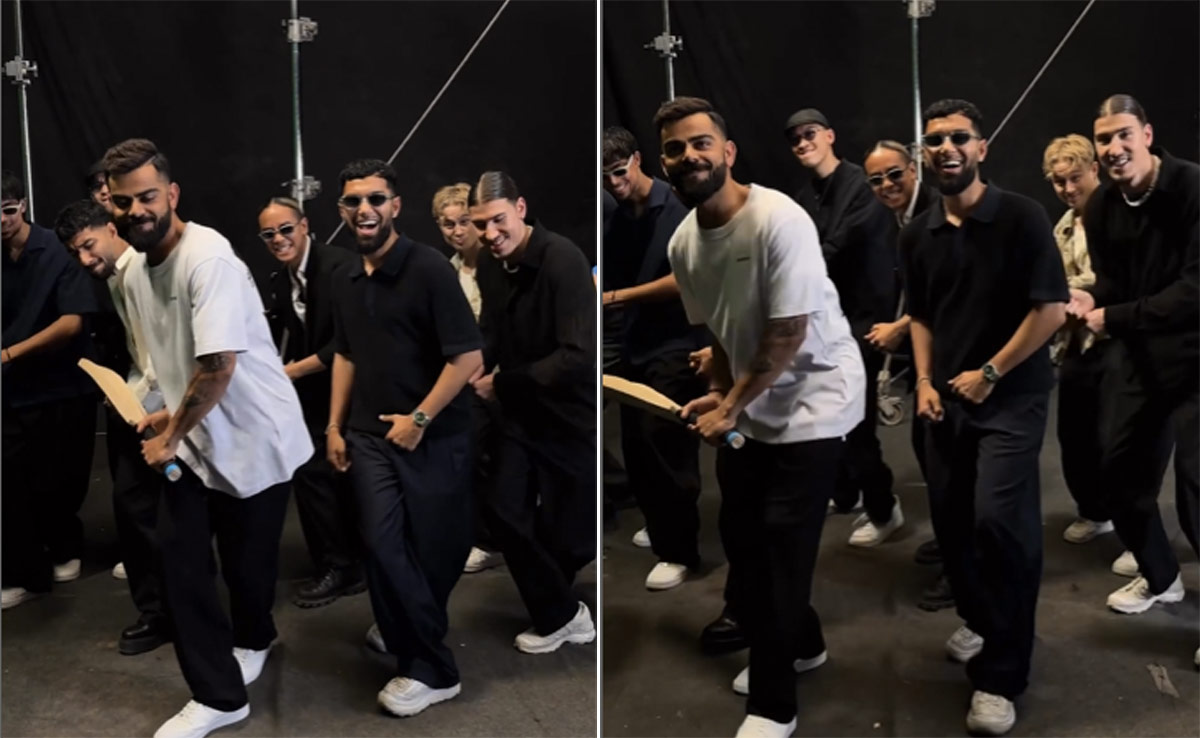 Watch: Virat Kohli Dances With Norway Dance Crew Quick Style In Mumbai