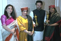 Anurag Thakur Meets Makers Of Oscar-Winning Documentary 'The Elephant Whisperers' Anurag Thakur Meets Makers Of Oscar-Winning Documentary 'The Elephant Whisperers'