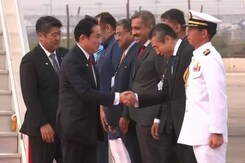 Japan PM Fumio Kishida Arrives In India, Defence And Trade On Agenda Japan PM Fumio Kishida Arrives In India, Defence And Trade On Agenda
