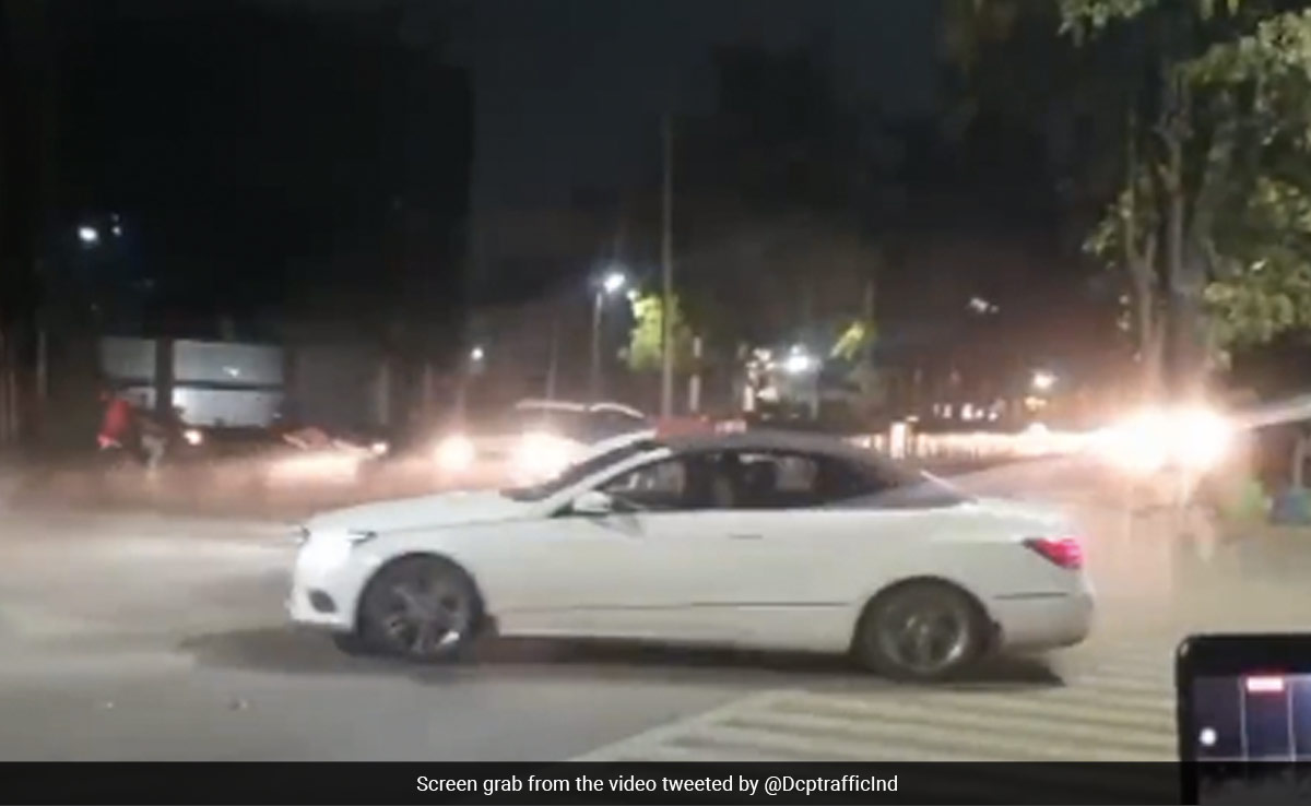 Video: Madhya Pradesh Man Charged For Performing Car Stunts On Busy Road