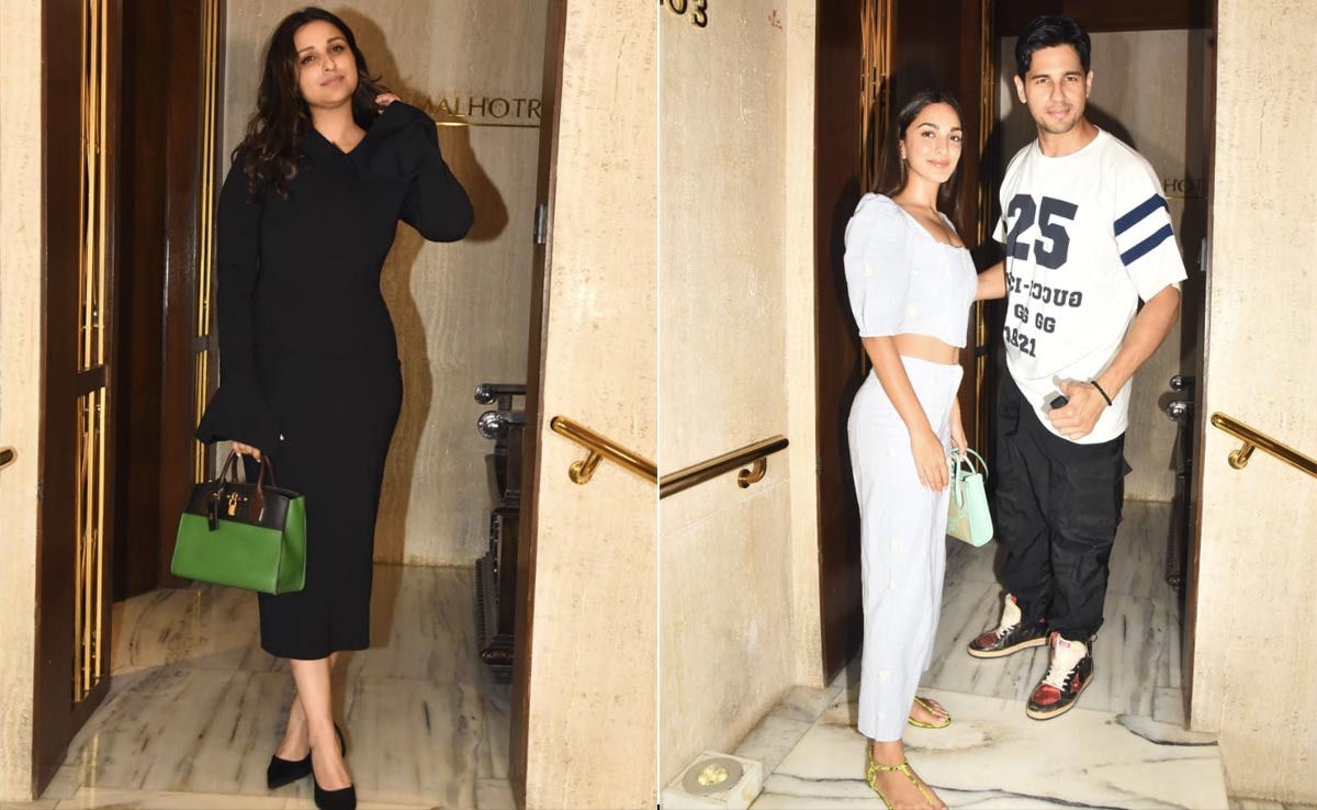 Pics: Sidharth Malhotra-Kiara Advani And Parineeti Chopra Spent Sunday Evening At Manish Malhotra's