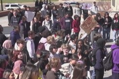 Students, Parents Protest Gun Violence After US School Shooting Students, Parents Protest Gun Violence After US School Shooting