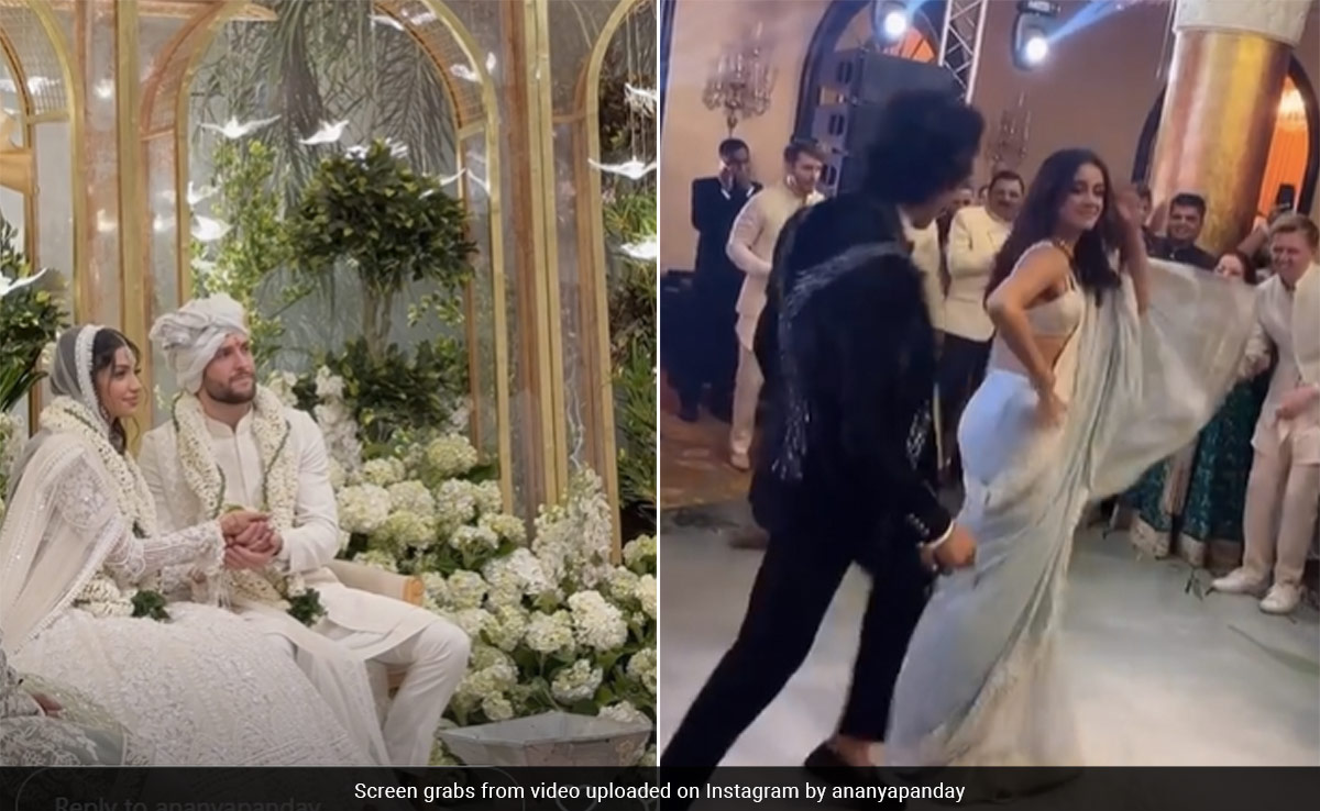 Here's How Much Fun Ananya Panday And Shanaya Kapoor Had At Alanna's Wedding