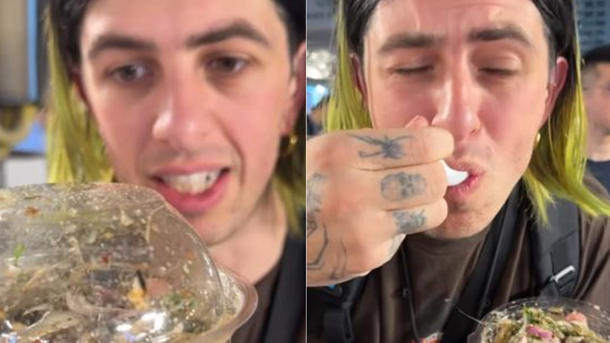 Wait, What? Blogger Tries Salad Made With LIVE Shrimp In Thailand