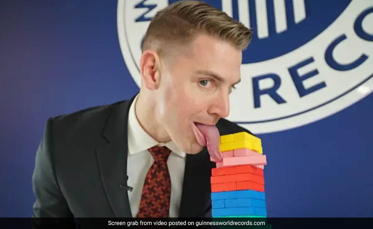 Watch: Man With World's Longest Tongue Smashes Another World Record