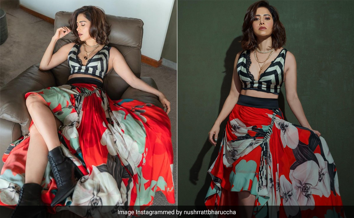 Nushrratt Bharuccha's Colourful Co-Ord Set Is Truly Too "Cool For The Summer"
