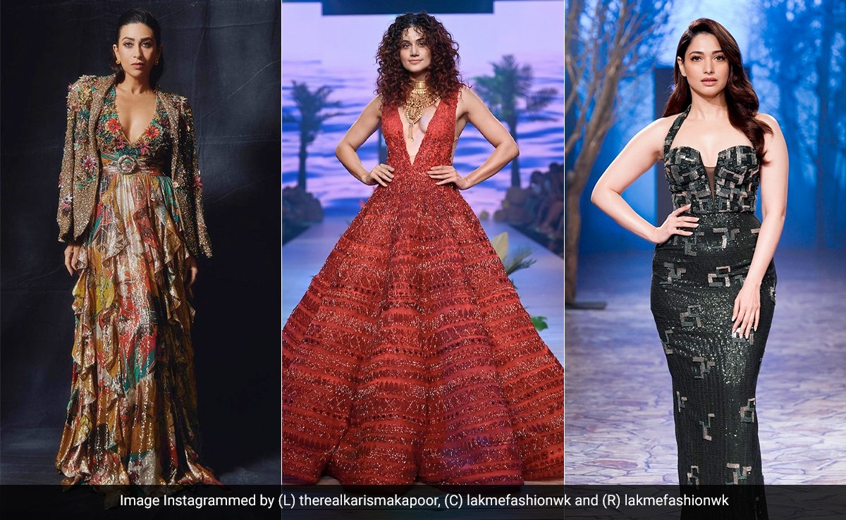 From Karisma Kapoor To Taapsee Pannu, The Lakme Fashion Week Showstoppers Meant Business