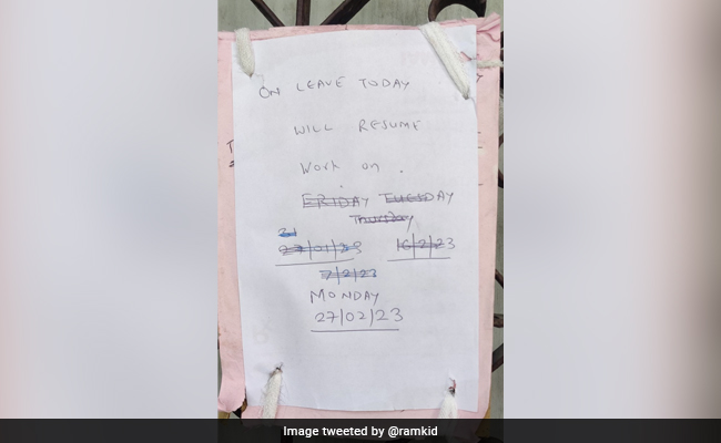 Veterinary Doctor's Innovative Note Of Absence Reminds Internet Of 'Malgudi Days'
