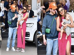 Nick Jonas And Priyanka Chopra Aced Casual Airport Style But Malti Marie Jonas Still Stole The Show Nick Jonas And Priyanka Chopra Aced Casual Airport Style But Malti Marie Jonas Still Stole The Show