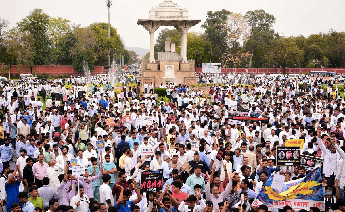 Rajasthan Private Doctors Call Off Strike After "Consensus" Over Key Bill