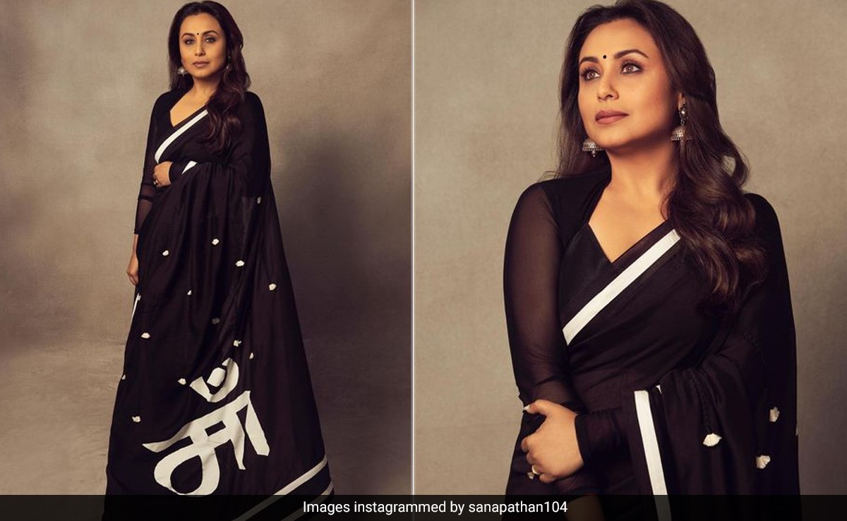 Rani Mukerji's <i>Saree</i> Is Truly The Mother Of All Black <i>Sarees</i>