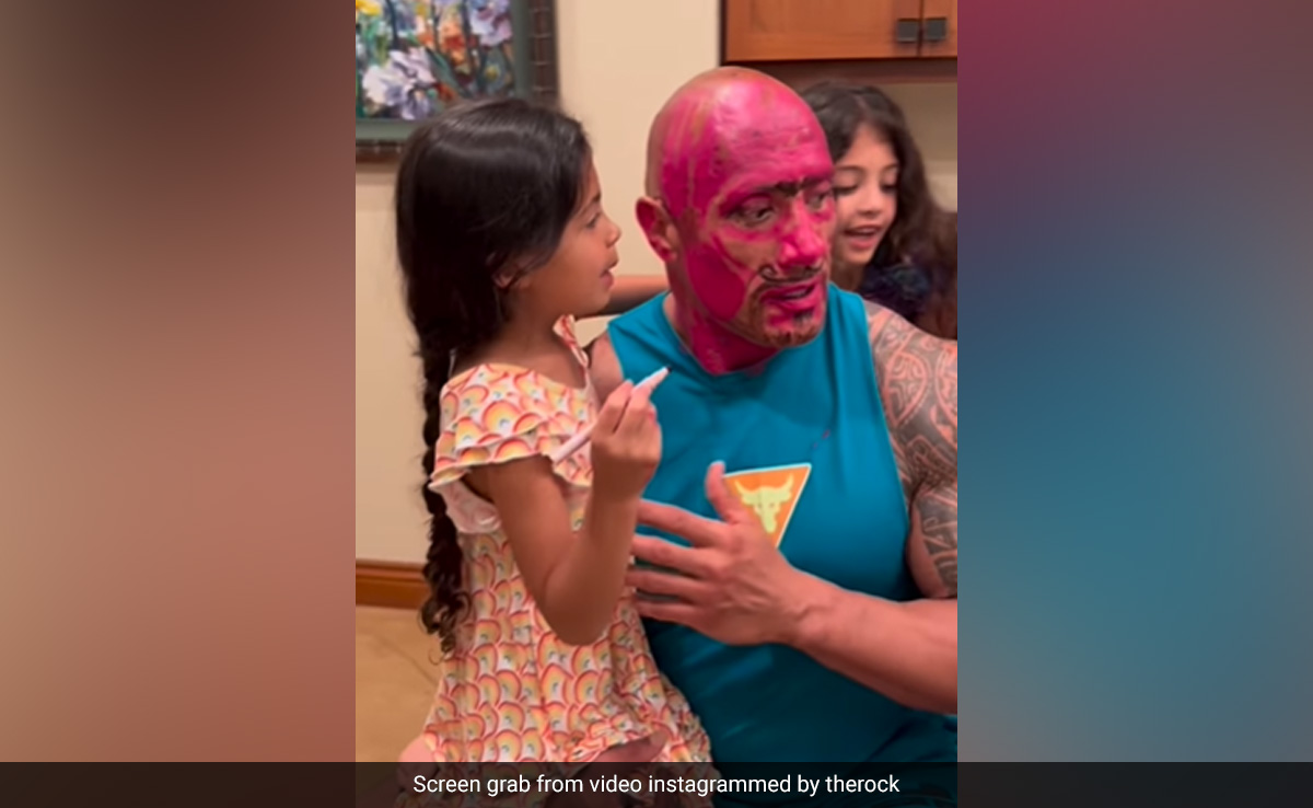 Dwayne Johnson Got A Makeover From His Daughters And It's All Kinds Of Adorable