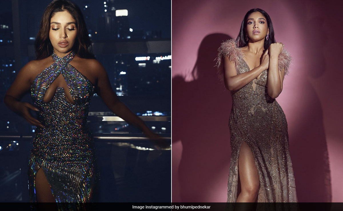 5 Times Bhumi Pednekar Gave Us A High Dose Of Bling With Her Sparkly Outfits.