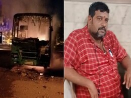 Employee, Sleeping, Killed As Government Bus Catches Fire In Bengaluru Employee, Sleeping, Killed As Government Bus Catches Fire In Bengaluru