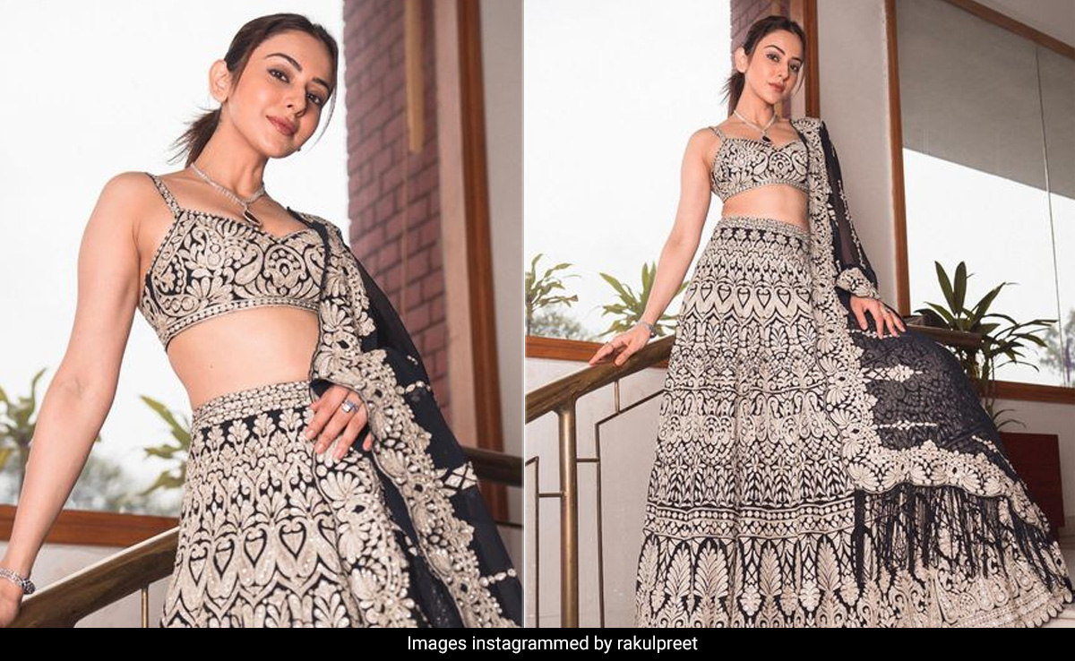 Rakul Preet Singh's Dark Florals For Spring Gets Super Festive In Her <i>Lehenga</i>