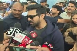 <i>RRR</i> Star Ram Charan Receives A Roaring Welcome In Delhi After <i>Naatu Naatu</i>'s Oscar Win <i>RRR</i> Star Ram Charan Receives A Roaring Welcome In Delhi After <i>Naatu Naatu</i>'s Oscar Win